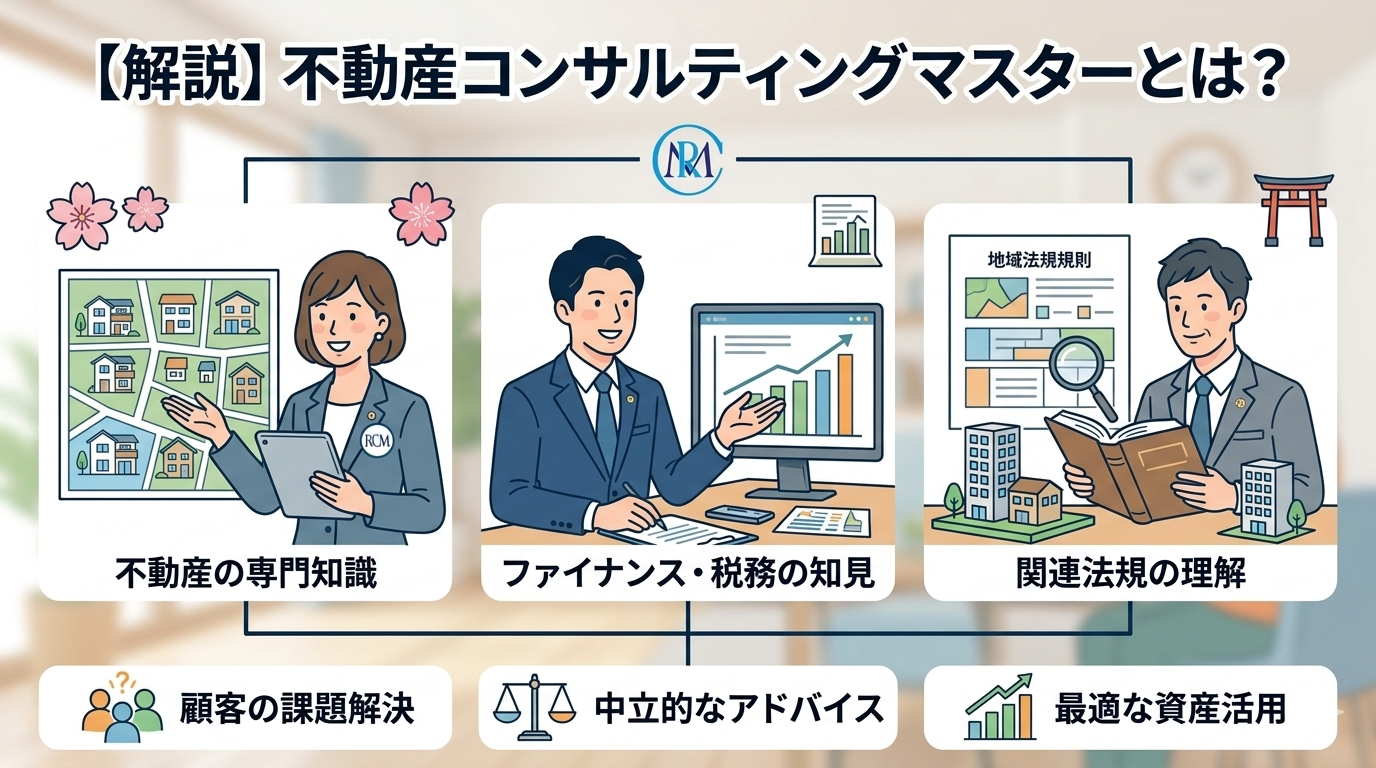 不動産コンサルティングマスターとは？ 町田市で売却を検討する方への意味とは